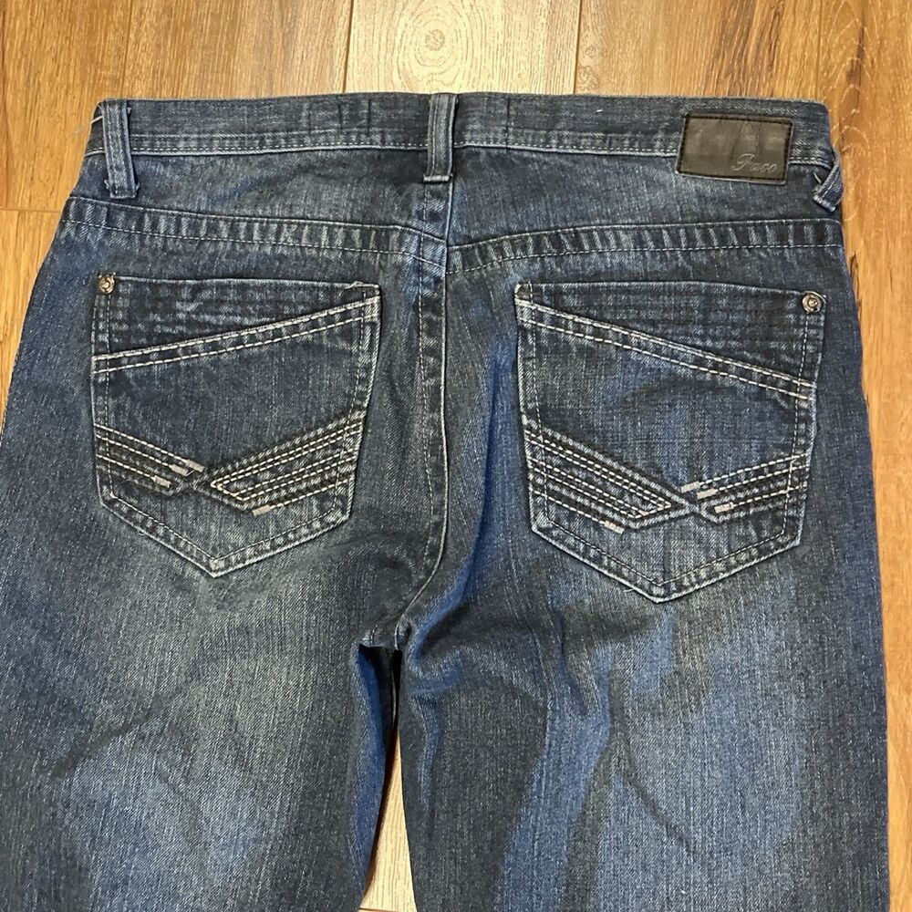 VTG PACO JEANS Men's Slim Straight Leg Jeans Medium Wash 36x30 Distress